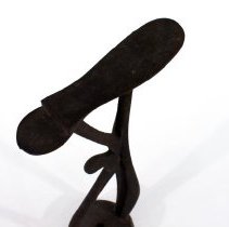 Iron Shoe Lasts with Stand -  top angle